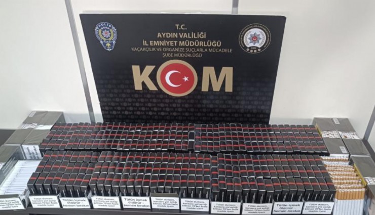 Aydın’da kaçakçılık baskını