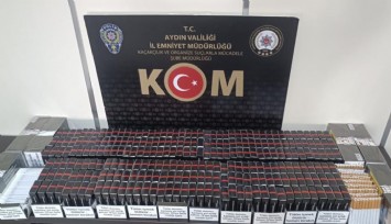 Aydın’da kaçakçılık baskını