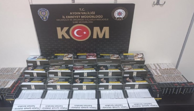 Aydın’da operasyon: 13 bin 680 adet doldurulmuş makaron ele geçirildi