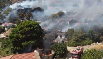Bayındır’da yangın: Bir yerleşim alanı boşaltıldı
