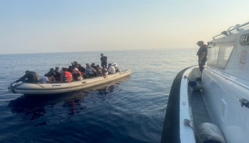 Bodrum açıklarında 37 düzensiz göçmen kurtarıldı