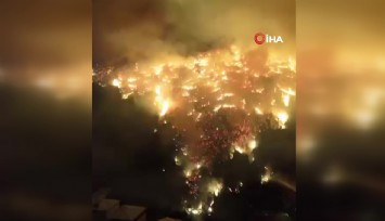 Bursa'da alevlerle mücadele: Köyler boşaltılıyor