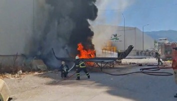 Bursa’da tekstil fabrikasında yangın