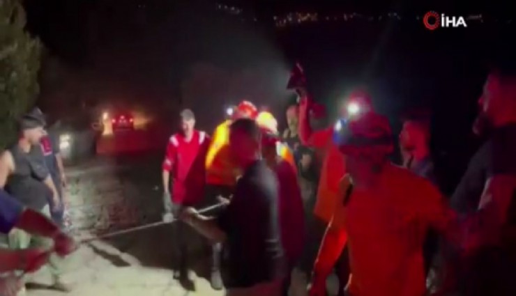 Bursa’daki yangına gönüllü geldiler, uçurumda can verdiler