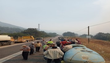 Cepheye gider gibi alevlerin üzerine böyle gittiler