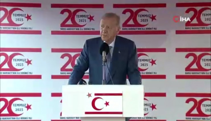 Cumhurbaşkanı Erdoğan, 'Kıbrıs Türklerinin kaybedecek bir 60 yılı daha yoktur'