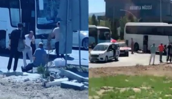 Feci kaza: Otobüs akaryakıt tankerine çarptı