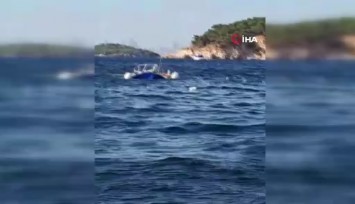 Heybeliada açıklarında motoryatın çarptığı tekne battı: 7 kişi kurtarıldı
