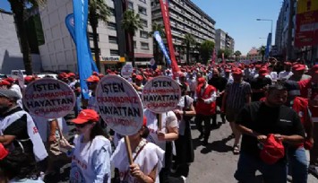 İşten çıkarılan belediye işçileri İzmir’de yürüdü: İşçiler dönene kadar direniş sürecek