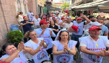 İzmir'de işten çıkarılan işçilerin eylemi sürüyor: 'Bu zulme dur deyin'