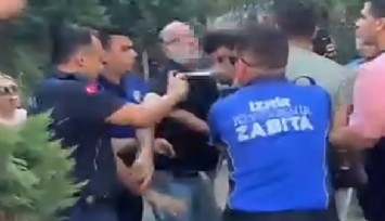 İzmir'de zabıtadan seyyar satıcıya dayak tepki çekti