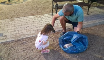 Minik Elif’ten büyüklere çevre dersi