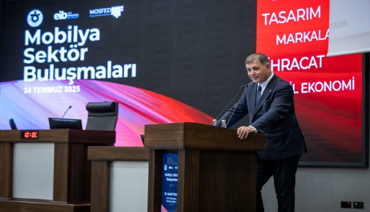 Mobilya sektörüne yol haritası: Başkan Tugay formüllerini paylaştı