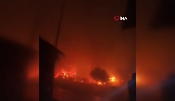 Sakarya'da yangın, tahliye edilen mahalleye sıçradı: Evler alev topuna döndü