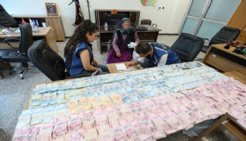 Van’da yakalanan dilencinin üzerinden 75 bin 950 TL çıktı