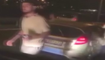 Ankara’da trafikte baltalı saldırının görüntüleri cep telefonu kamerasına yansıdı, saldırganın ehliyeti alındı