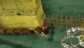 Ayasofya-i Kebir Cami-i Şerifi’nde yangın çıkaran şahıs yakalandı: Görüntüleri güvenlik kamerasına yansıdı