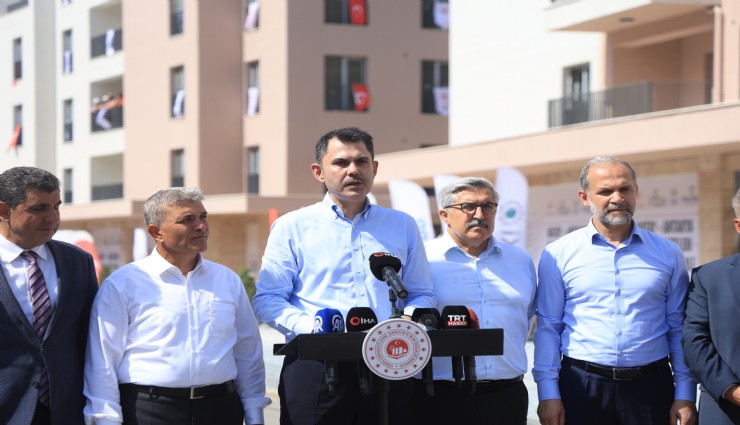 Bakan Kurum: 'Ağustos ayı içinde 300 bininci konutumuzun anahtarlarını da Malatya'mızda Sayın Cumhurbaşkanımızın teşrifleriyle teslim edeceğiz'