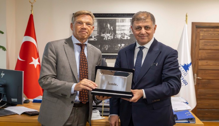 Başkan Tugay’a ziyaret: Hollanda Büyükelçisi Wijnands ağırlandı