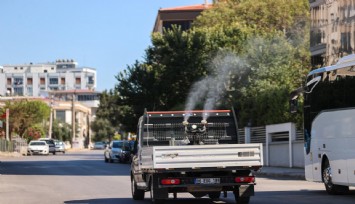 Buca Belediyesi sahadaki ilaçlama çalışmalarını yoğunlaştırdı