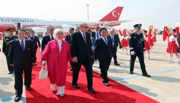 Cumhurbaşkanı Erdoğan Çin'de