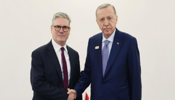 Cumhurbaşkanı Erdoğan, İngiltere Başbakanı Starmer ile görüştü