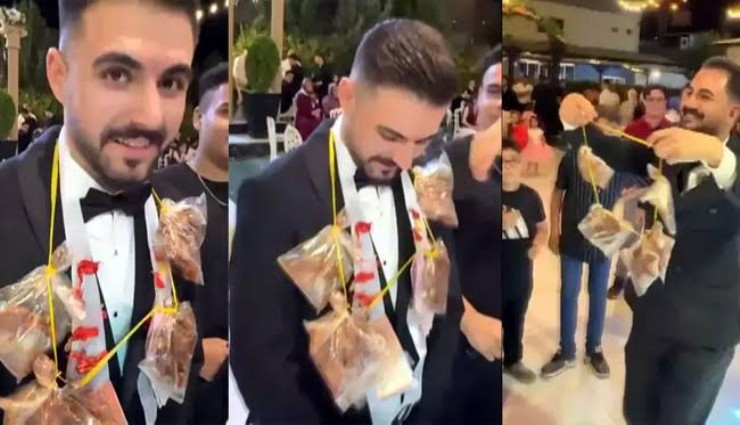 Damada altın yerine tavuk pirzola taktılar