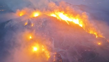 Denizli'de orman yangını 3 gündür sürüyor