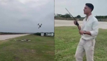 Evlilik teklifi için havalanan uçak 'evet' cevabı ile düştü