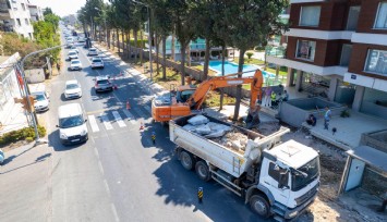 Güzelbahçe Belediyesi, ilçenin ana arterlerini yeniliyor
