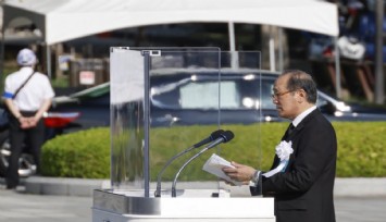 Hiroşima’ya atılan atom bombasında yaşamını yitirenler 80. yılında törenle anıldı