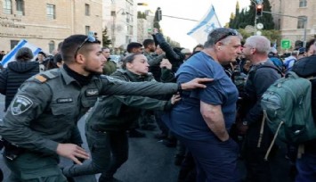 İsrail’deki savaş karşıtı protestolarda 25 kişi tutuklandı