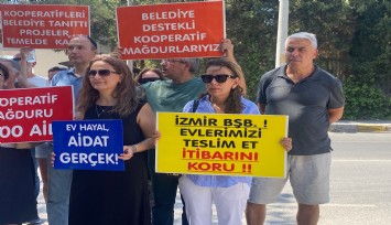 İzmir’de kooperatif mağdurlarının acı feryadı: Çocuklarımın eğitimi için kullanacaktım…