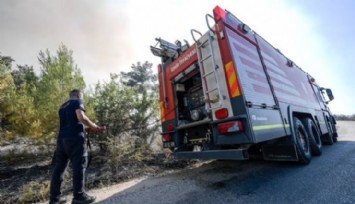 İzmir İtfaiyesi Balıkesir'e yardıma koştu
