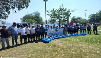 İzmirli Doğa Severler Topluluğu'ndan Çatalburnu'nda çevre temizliği