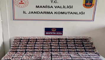 Manisa’da 30 bin sentetik ecza hapı ele geçirildi: 2 tutuklama