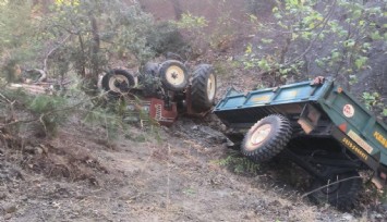 Manisa’da can alan kaza: Dede ve torun traktörün altında kaldı