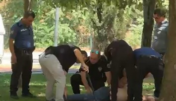 Turgutlu’da kadın esnafı bıçakla tehdit eden şahıs: Polis tarafından intihar girişimi sırasında yakalandı