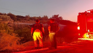 Urla yangını kontrol altına alındı