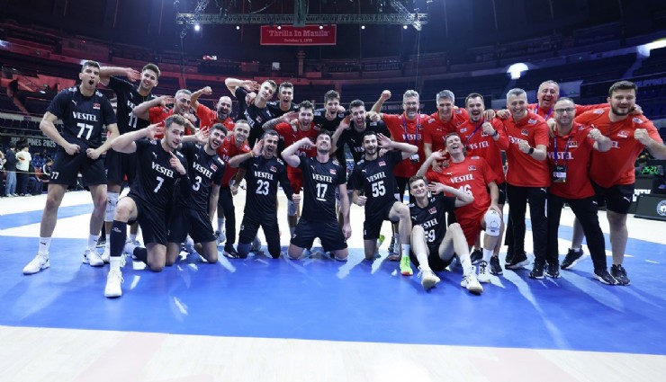 A Milli Erkek Voleybol takımı son 16 turuna yükseldi