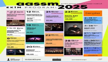 AASSM’de ekim ayı sanatla geçecek