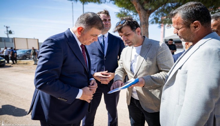 Aliağa’nın sanayi yoluna iki kilometrelik asfalt