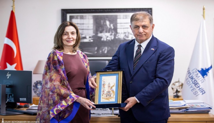 Arjantin Başkonsolosu Vivas’tan Başkan Tugay’a ziyaret