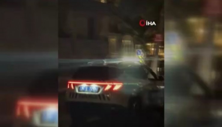 Avcılar’da polisten kaçan alkollü sürücü yakalanınca sevgilisine beddua etti