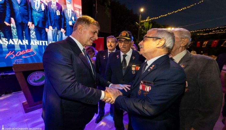 Başkan Tugay Balçova’da Gazilerle buluştu: Sizler her gün el üstünde tutulmayı hak ediyorsunuz