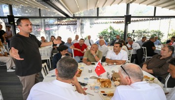 Bornova Belediyesi Sanayi Meclisi Dramalılar Köşkü’nde buluştu