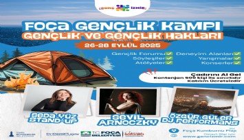 Büyükşehir’den gençlere Foça’da  Gençlik ve Gençlik Hakları kampı