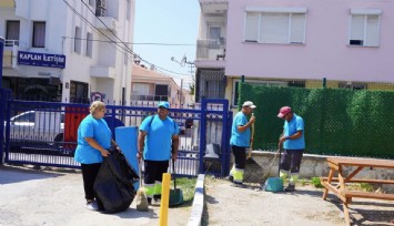 Çeşme’deki okullarda temizlik seferberliği