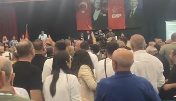 CHP Konak Kongresi’nde gerginlik: Taraflar birbirine girdi