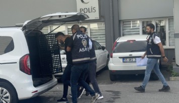 Çocuklarının gözü önünde babaya tokat atan şahsın ilk vukuatı değilmiş